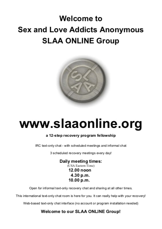 SLAA Online Group Of Sex And Love Addicts Anonymous Our 7th