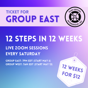 Group EAST - 12 steps in 12 weeks online LIVE event